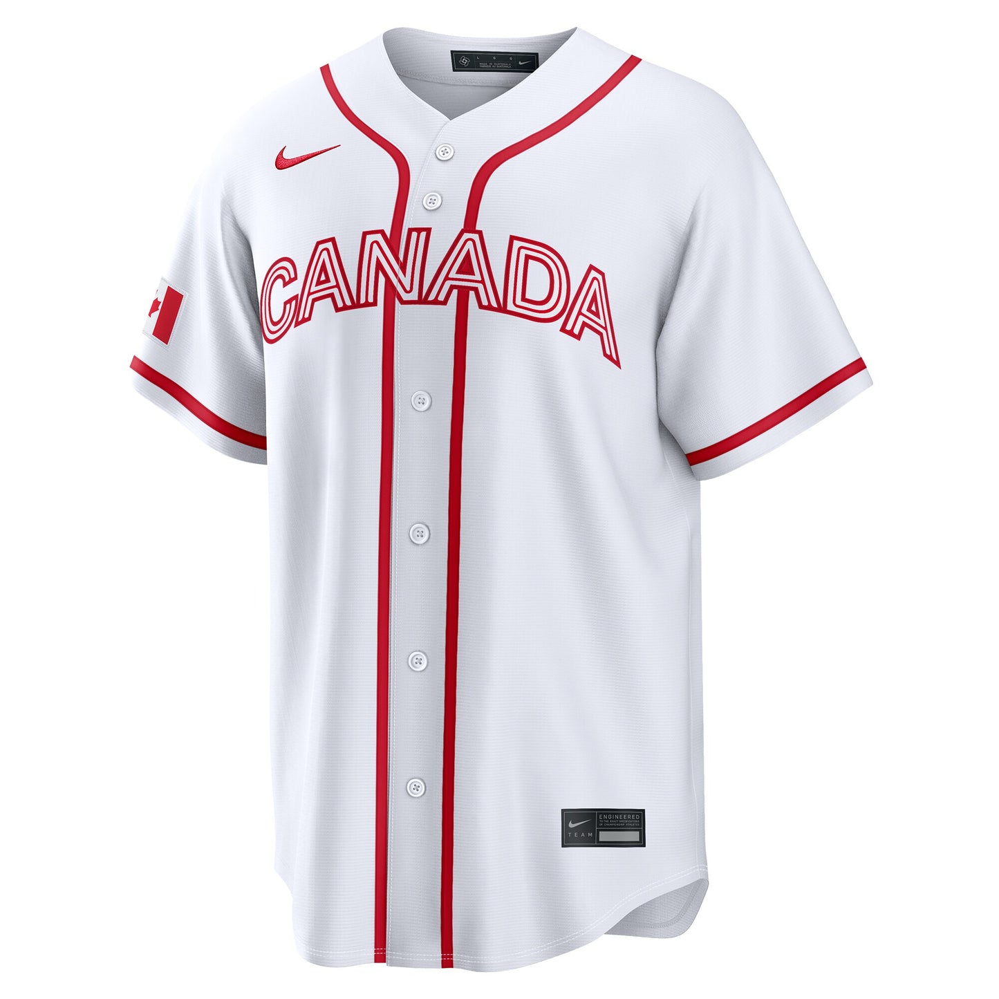 Canada Baseball Nike 2026 World Baseball Classic Home Pick-A-Player Jersey - White