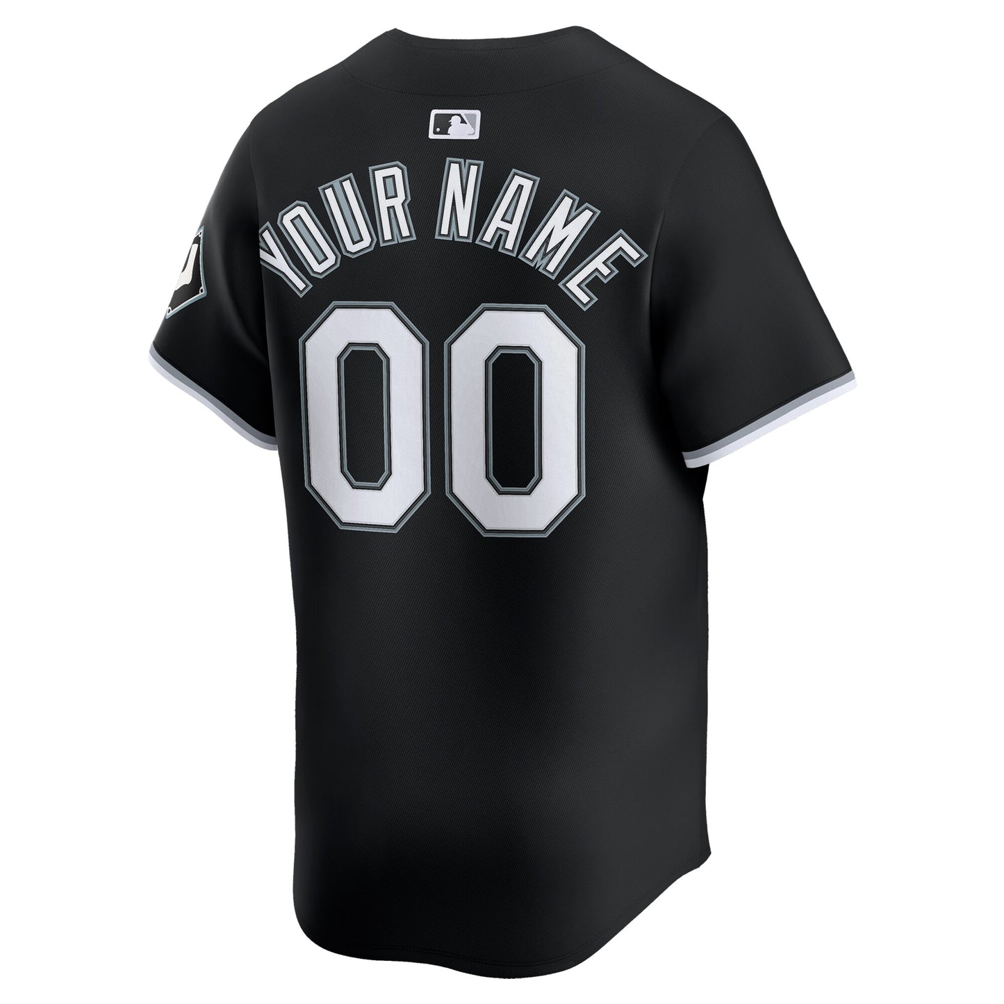 Chicago White Sox Nike Alternate Limited Custom Jersey - Black