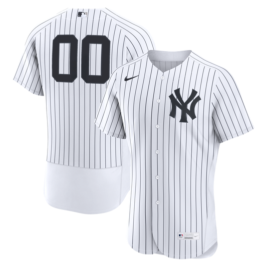New York Yankees Nike Home Authentic Custom Jersey - White