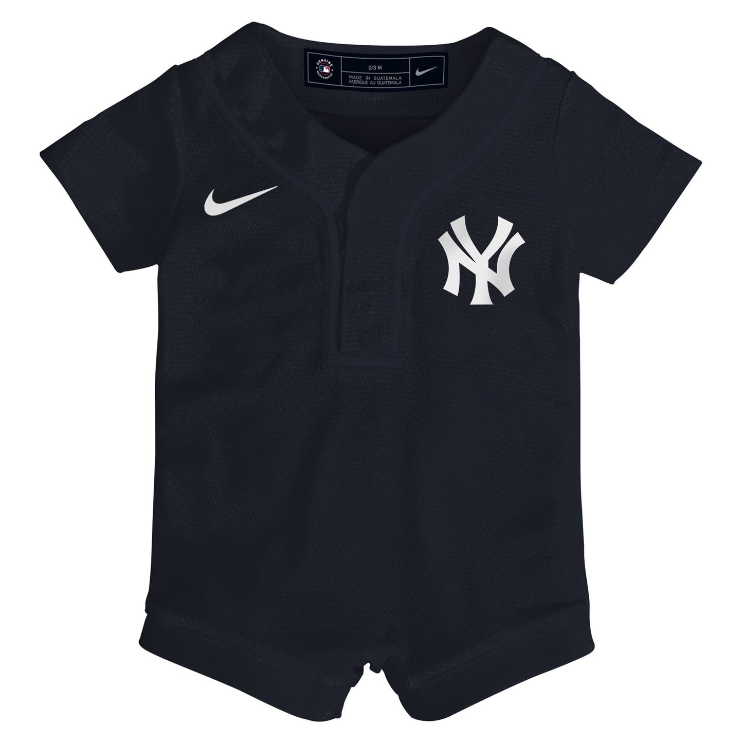 New York Yankees Nike Newborn Alternate Replica Romper Jersey - Navy