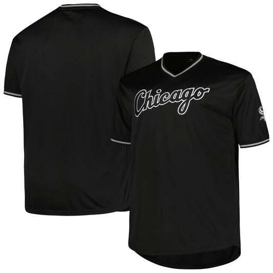 Chicago White Sox Profile Big &amp;amp; Tall Pop Fashion Jersey - Black