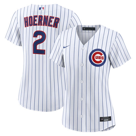 Nico Hoerner Chicago Cubs Nike Women's Home Replica Jersey - White