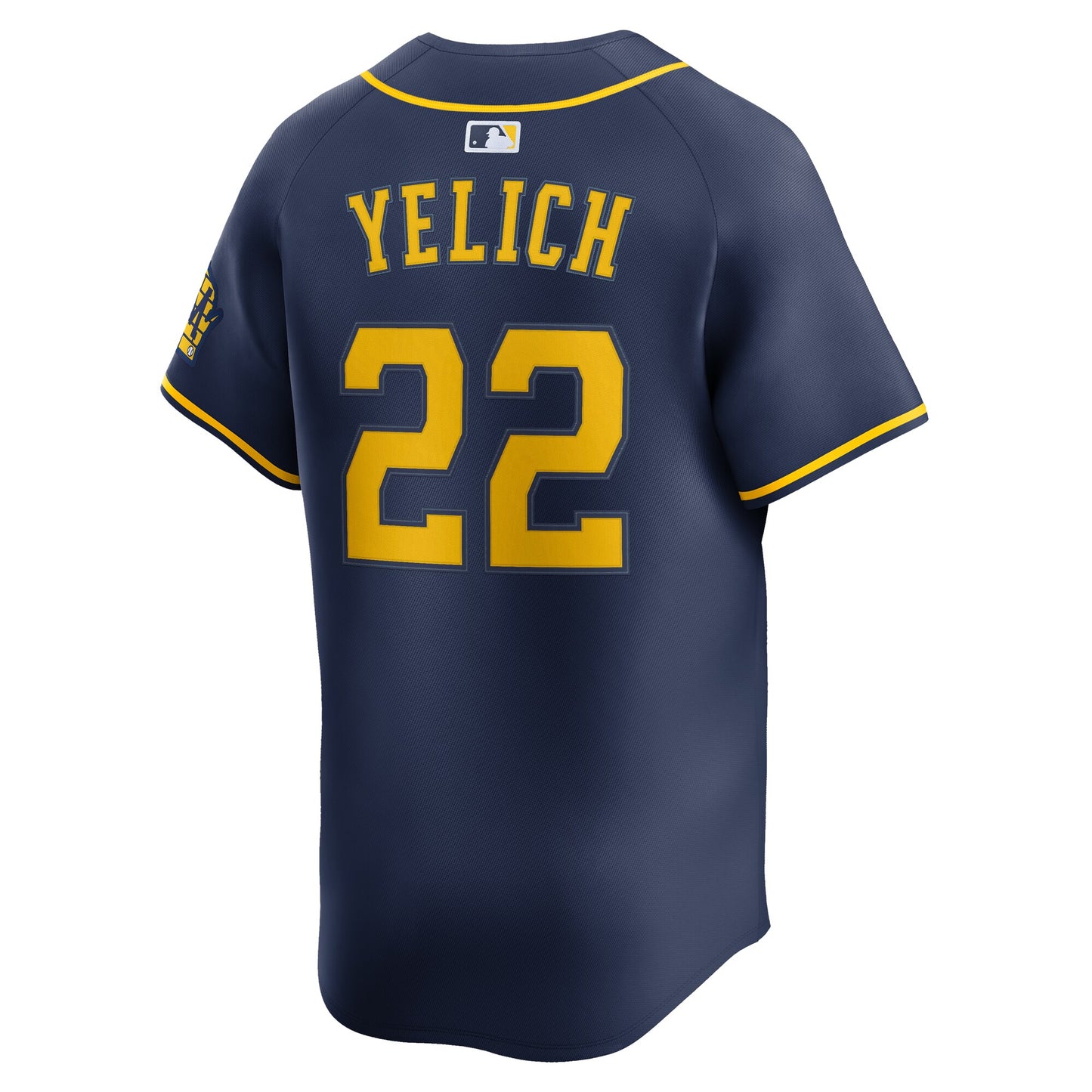 Christian Yelich Milwaukee Brewers Nike Alternate Limited Jersey - Navy