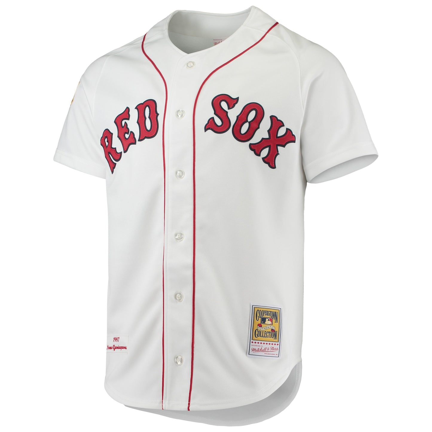 Nomar Garciaparra Boston Red Sox Mitchell &amp;amp; Ness 1997 Cooperstown Collection Authentic Jersey - White