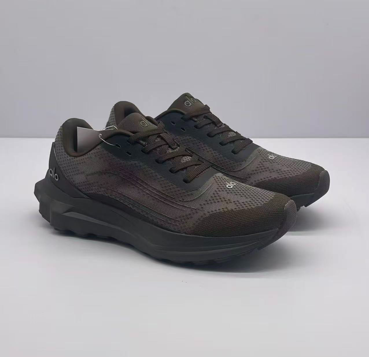 ALO running Dark brown shoes