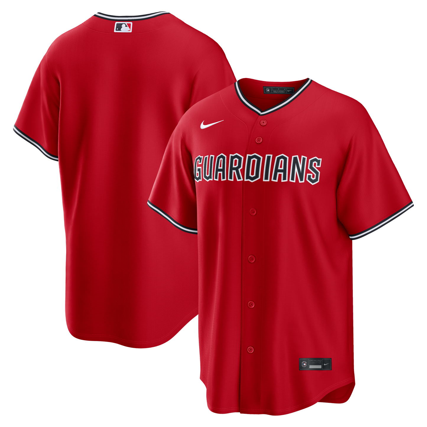 Cleveland Guardians Nike Alternate Replica Jersey - Red