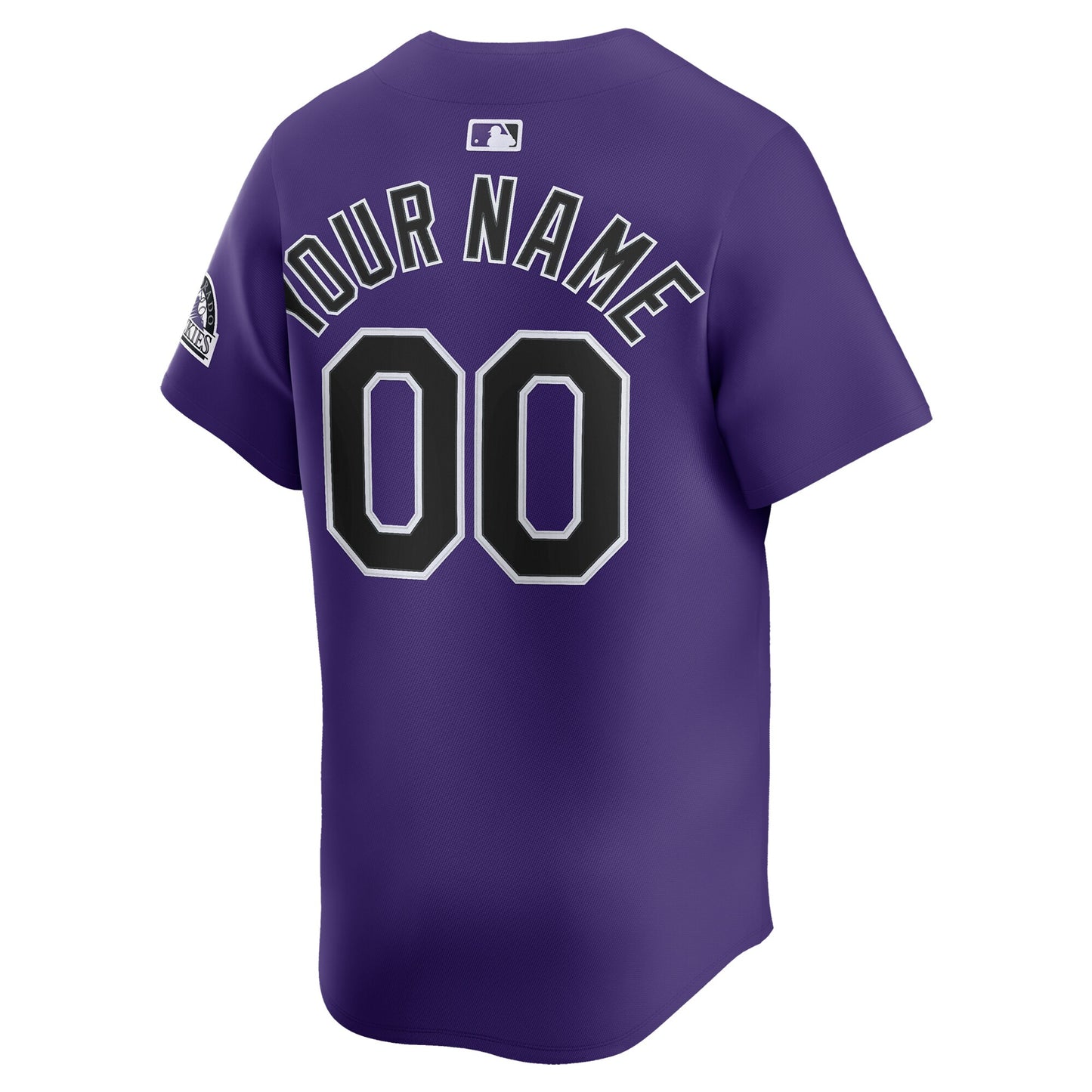 Colorado Rockies Nike Alternate Limited Custom Jersey - Purple