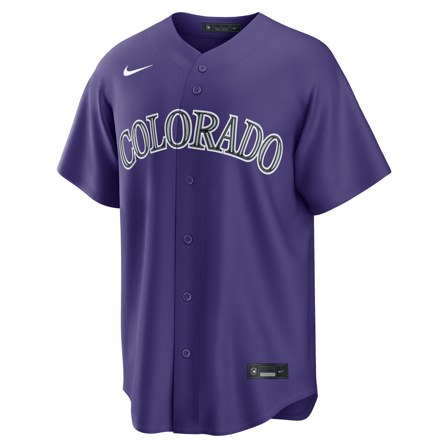 Colorado Rockies Nike Alternate Replica Jersey - Purple