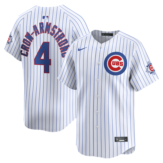 Pete Crow-Armstrong Chicago Cubs Nike 150th Anniversary Limited Jersey - White