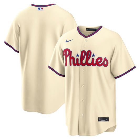Philadelphia Phillies Nike Alternate Replica Jersey - Cream