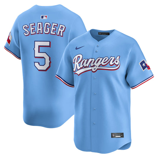 Corey Seager Texas Rangers Nike Alternate Limited Player Jersey - Light Blue