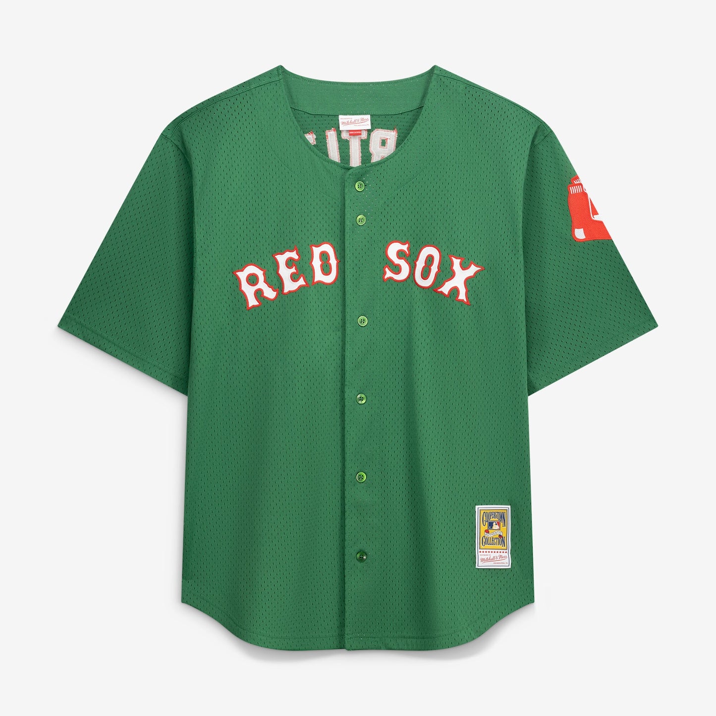 David Ortiz Boston Red Sox Mitchell &amp;amp; Ness Big &amp;amp; Tall Cooperstown Collection Mesh Batting Practice Jersey - Kelly Green