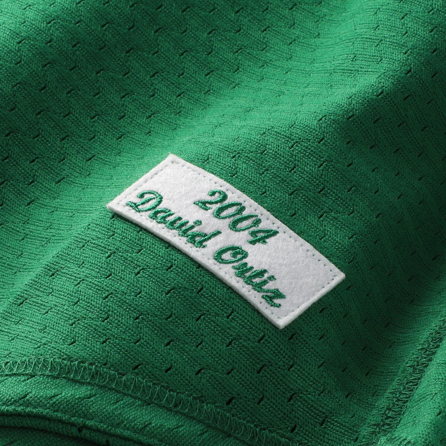 David Ortiz Boston Red Sox Mitchell &amp;amp; Ness Cooperstown Collection Mesh Batting Practice Jersey - Kelly Green