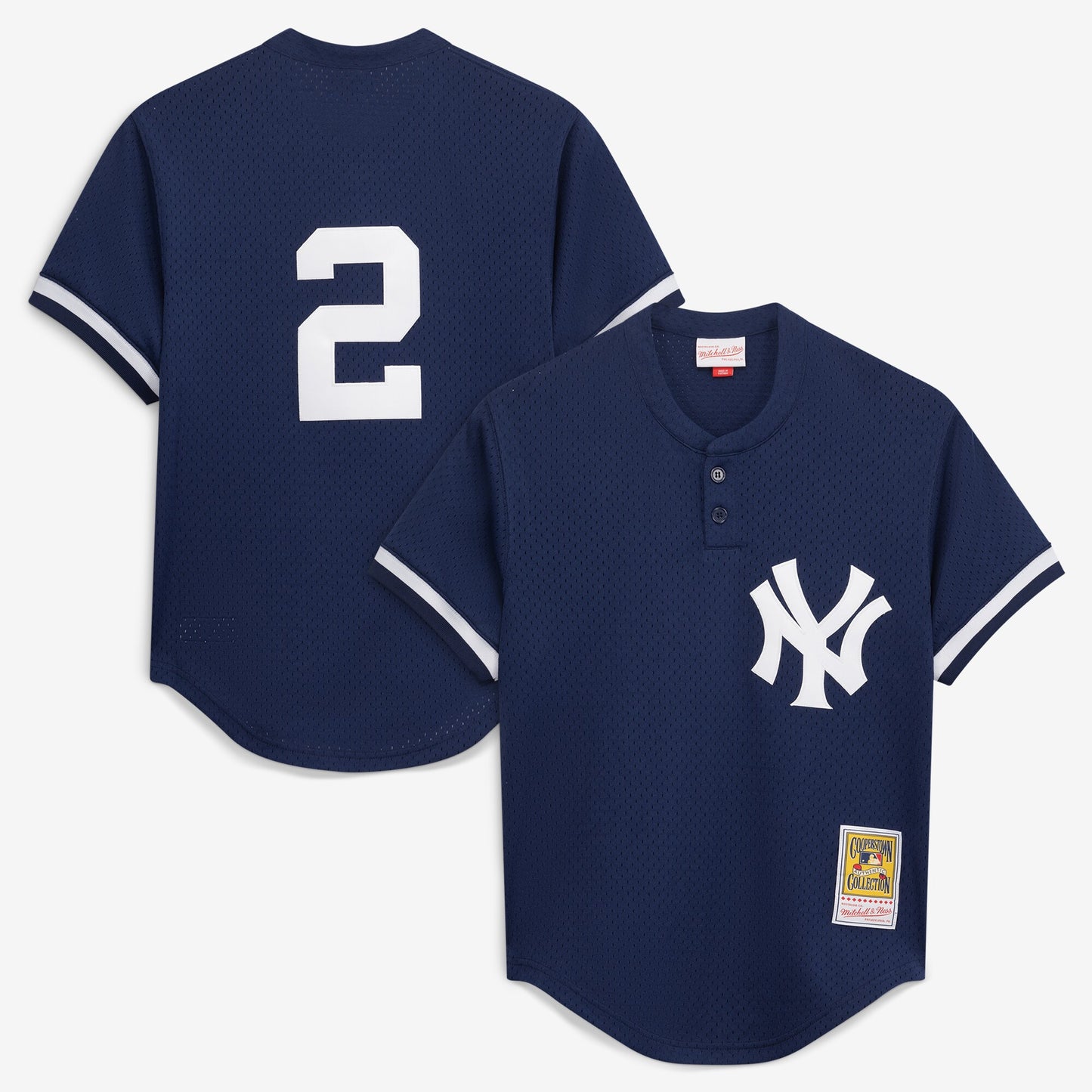 Derek Jeter New York Yankees Mitchell &amp;amp; Ness Authentic Batting Practice Jersey - Navy