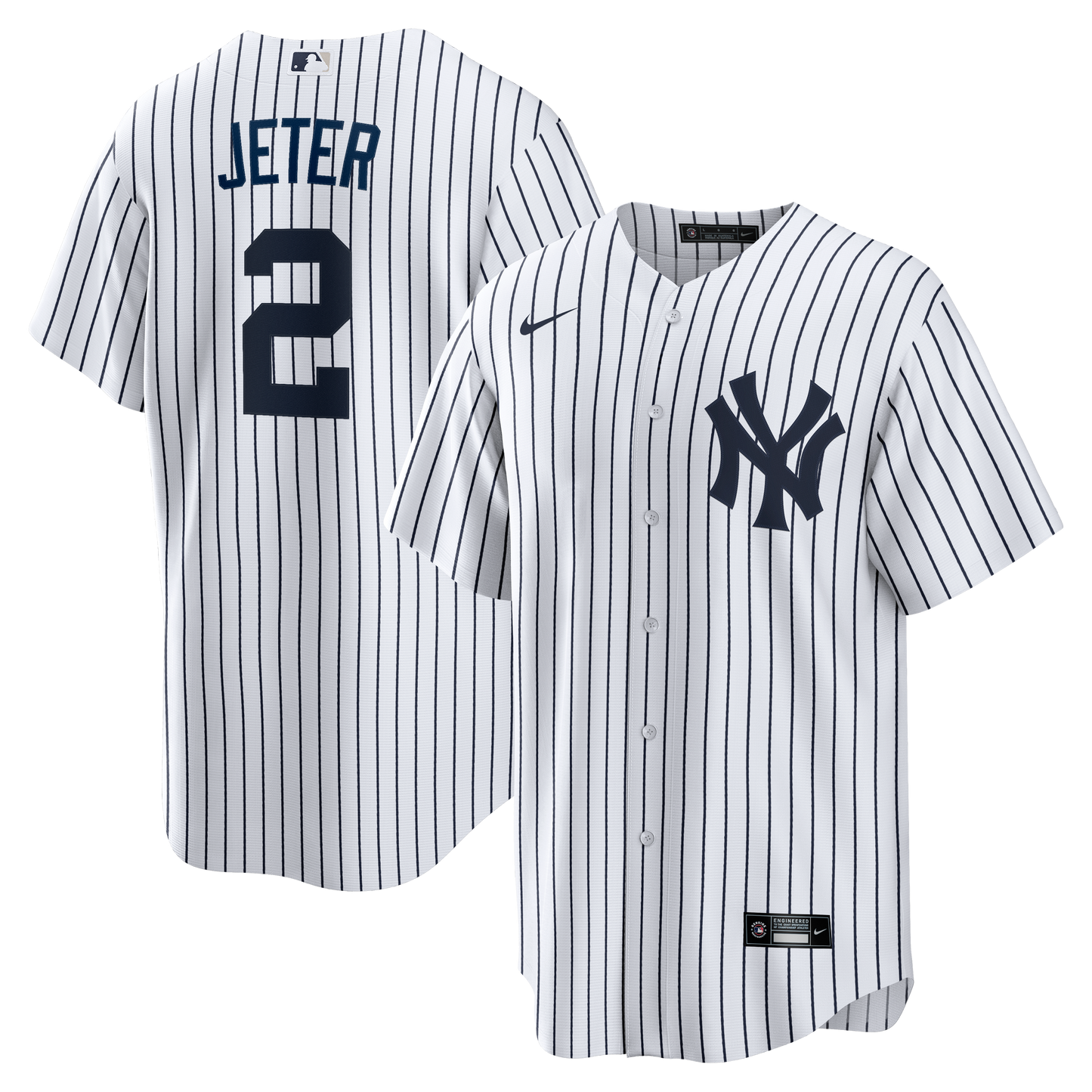 Derek Jeter New York Yankees Nike Home Retired Player Replica Jersey - White