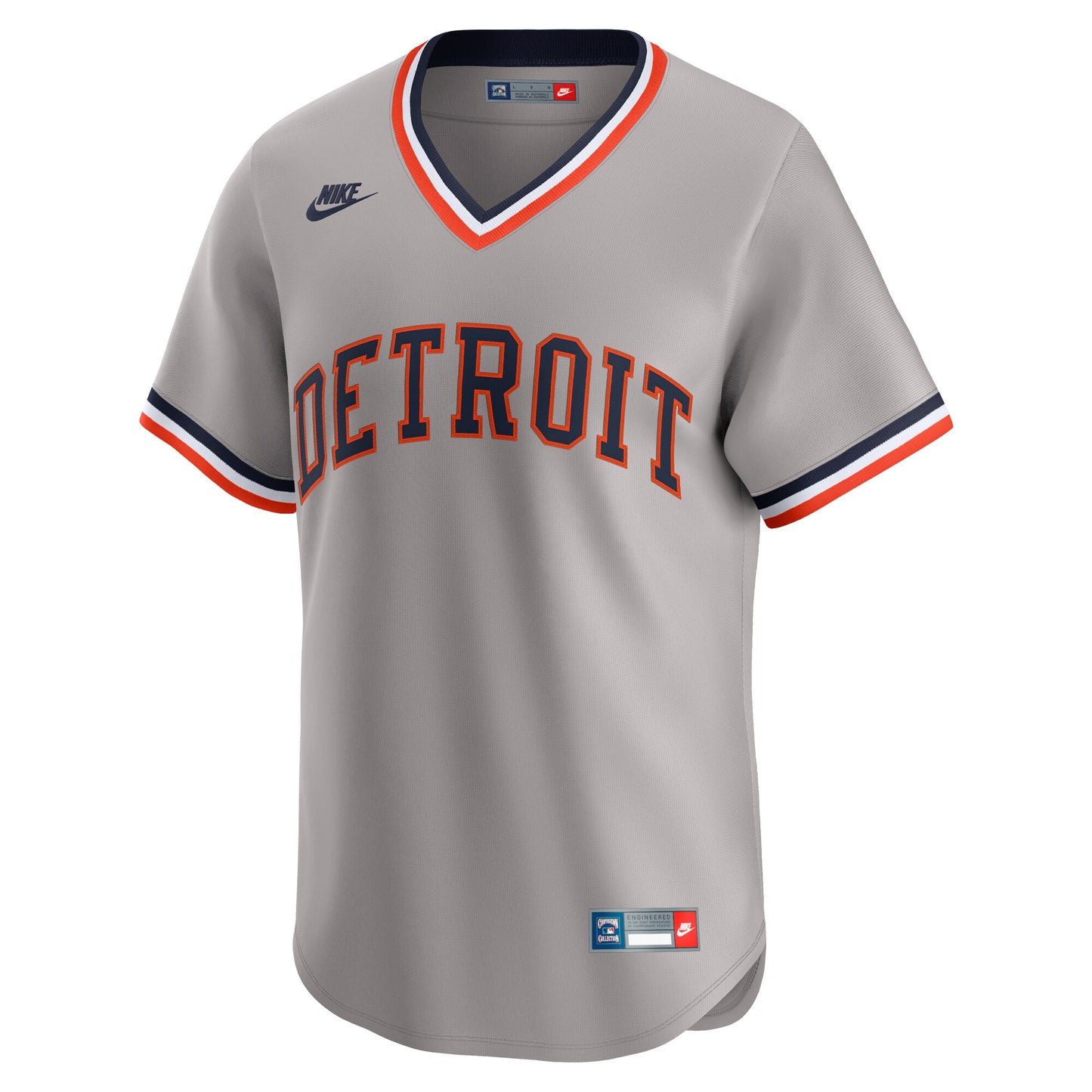 Detroit Tigers Nike Cooperstown Collection Limited Jersey - Gray