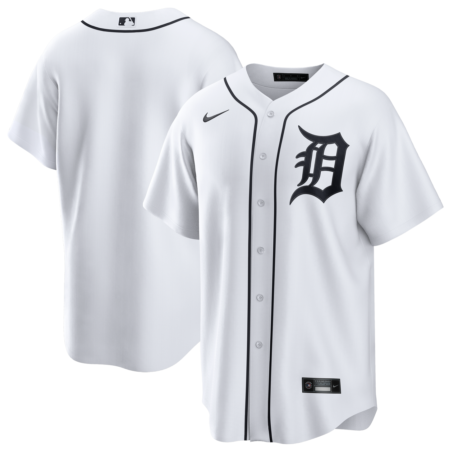 Detroit Tigers Nike Home Replica Jersey - White